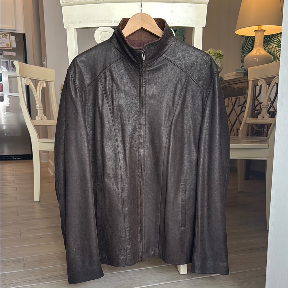 Jose Luis Men's Brown Leather Jacket